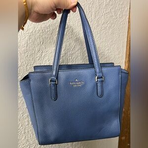 Kate Spade blue soft leather handbag crossbody bag